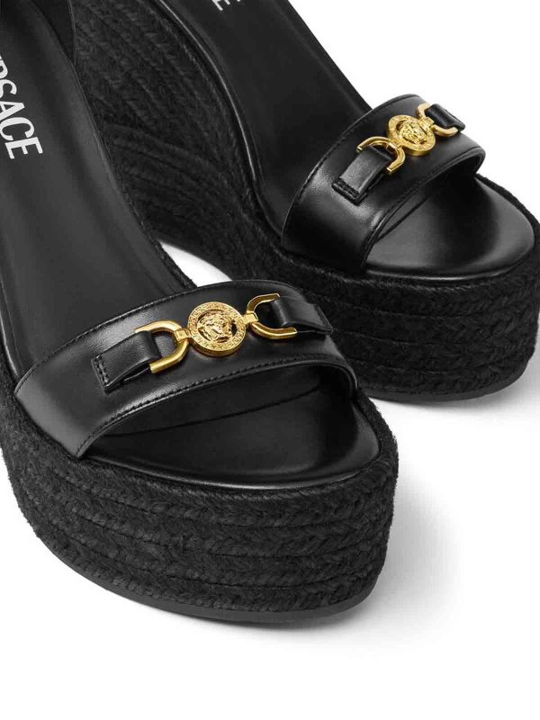 VERSACE buy online サンダル - 黒