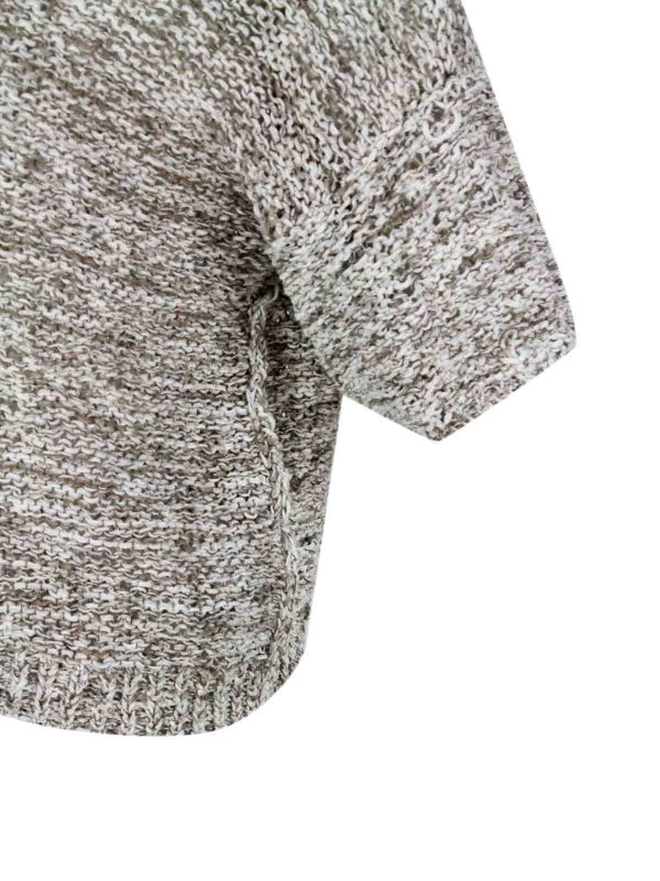 Rundhalspullover - Beige shop online: ANTONELLI FIRENZE