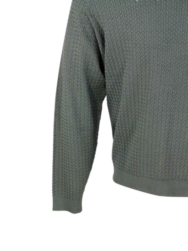 Rundhalspullover - Beige shop online: ARMANI EXCHANGE