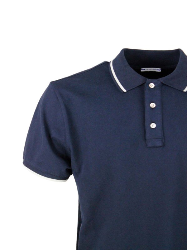 Polo - Bleu shop online: JACOB COHEN