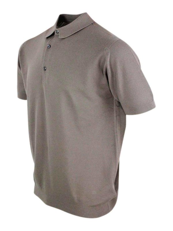 JOHN SMEDLEY: Poloshirts online - Poloshirt - Beige
