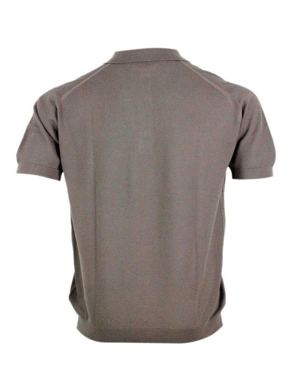 The Best Shops JOHN SMEDLEY: Poloshirts - Poloshirt - Beige