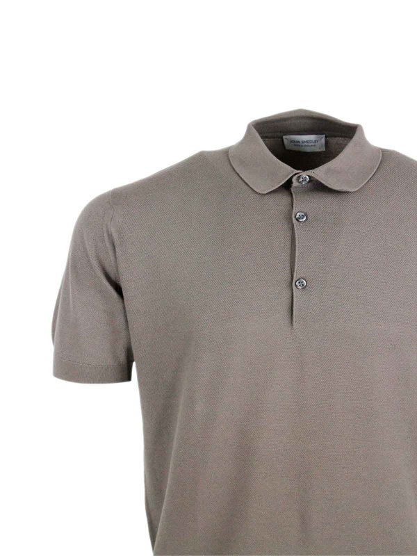 Poloshirt - Beige shop online: JOHN SMEDLEY