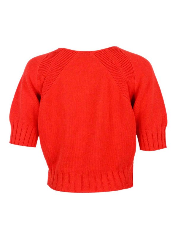 クルーネック - オレンジ shop online: MALO