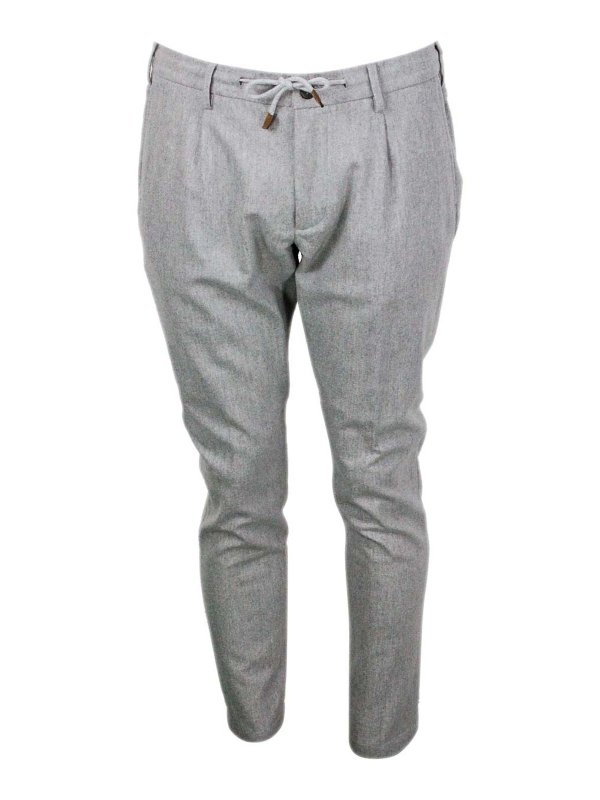 ELEVENTY: Pantalons casual - Pantalons Décontractés - Gris