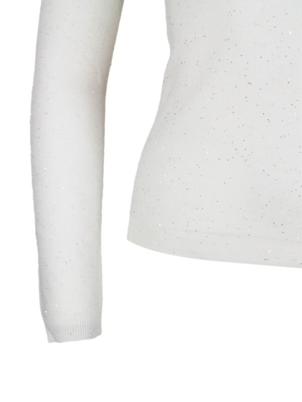 Rundhalspullover - Creme shop online: FABIANA FILIPPI