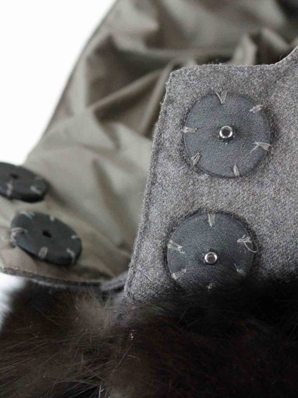 MANZONI24: Chaquetas y Chaquetones acolchados online - Chaqueta Alcochada - Marrón