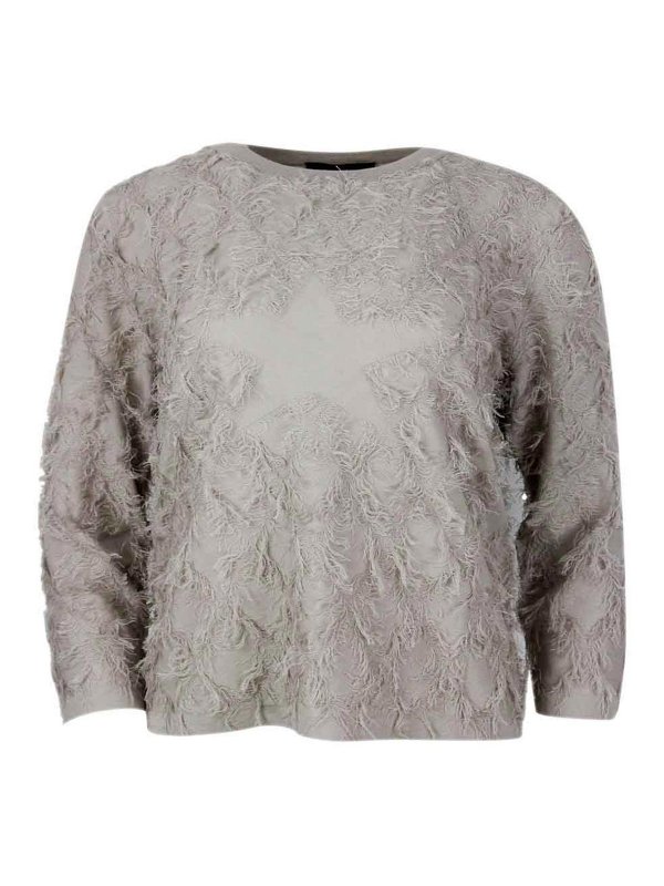 LORENA ANTONIAZZI: Sweatshirts und Pullover - Sweatshirt - Beige