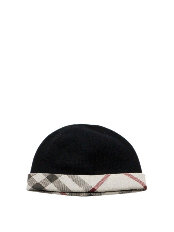 BURBERRY: 帽子＆キャッブ - 帽子 - 黒