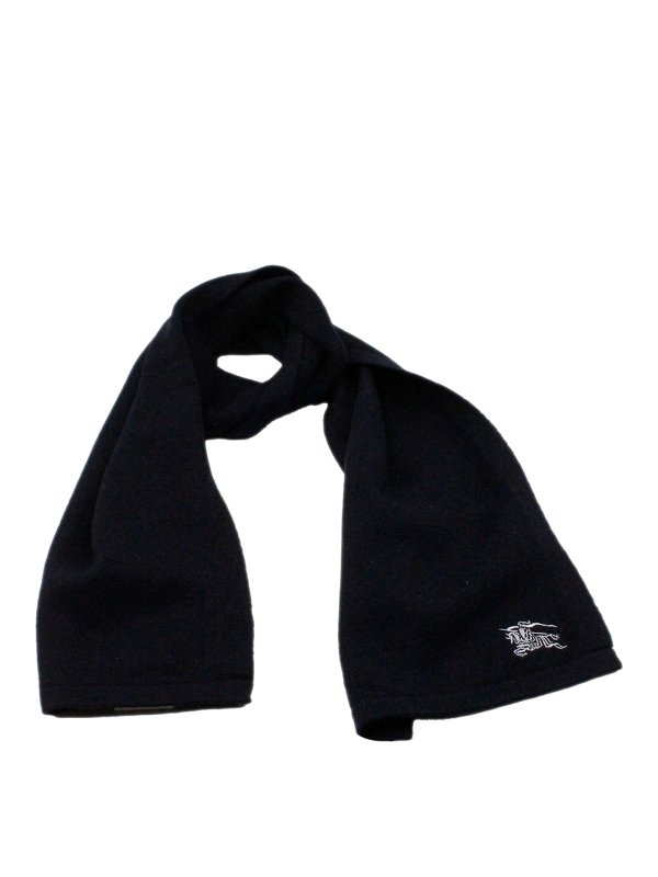 BURBERRY: Bufandas y pañuelos - Bufanda - Azul