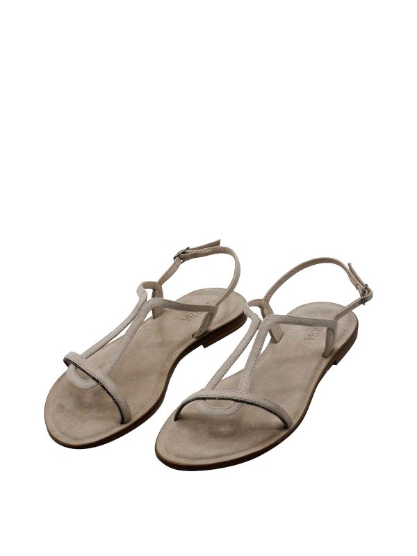 BARBA NAPOLI: Sandalen - Sandalen - Beige