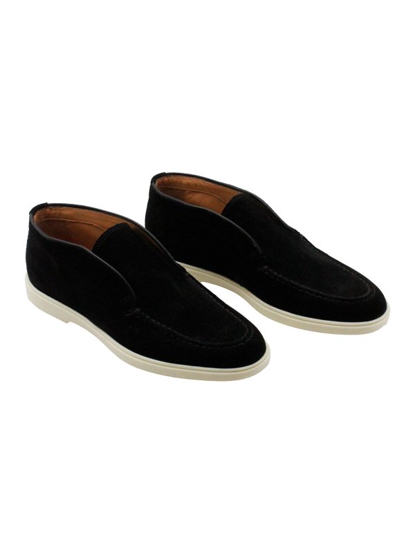 SANTONI: Loafers & Slippers online - Suede loafers