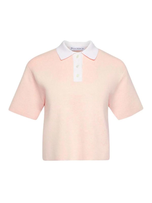 J.W. ANDERSON: ポロシャツ - ポロシャツ - ヌードカラー