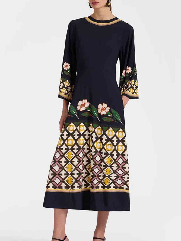 LA DOUBLEJ: ニーレングスドレス online - 膝丈ドレス - 黒