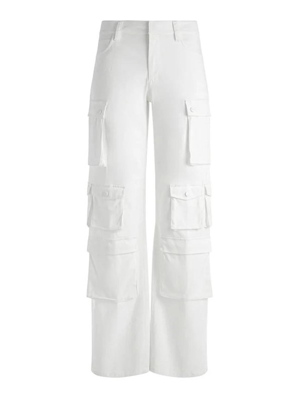 ALICE+OLIVIA: カジュアルトラウザー - カジュアルパンツ - ベージュ