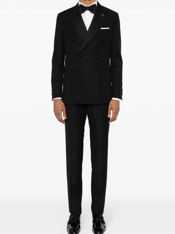 LARDINI: フォーマルスーツ online - 膝丈ドレス - 黒