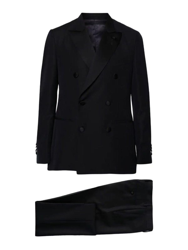 LARDINI: Elegante Anzüge - Knielanges Kleid - Blau