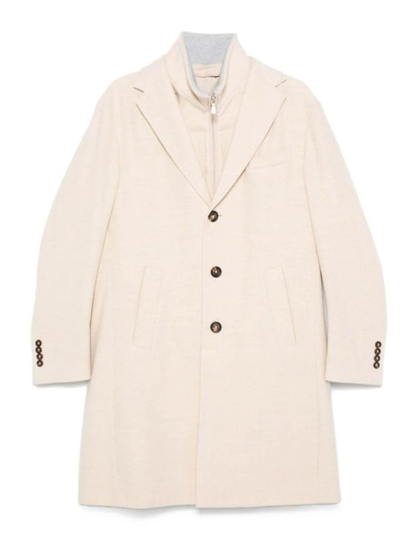 ELEVENTY: short coats - Single Breasted Coat