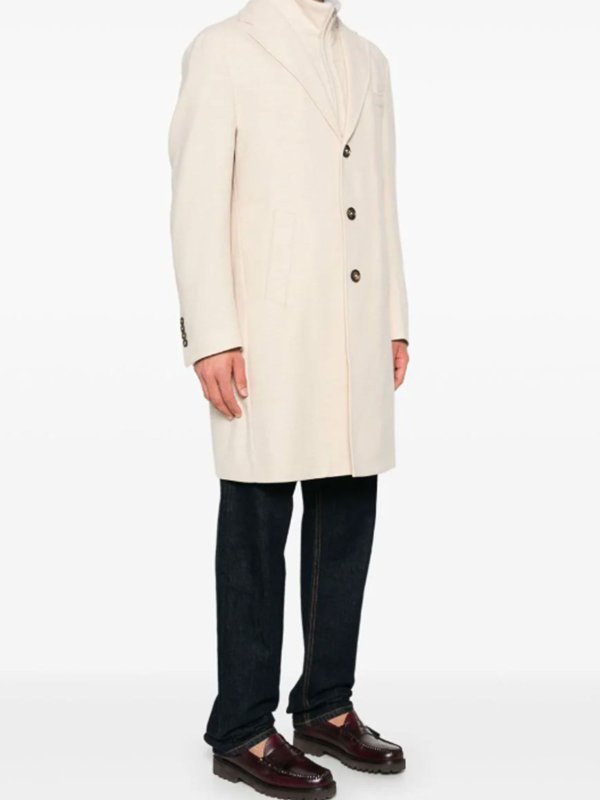 The Best Shops ELEVENTY: short coats - Single Breasted Coat