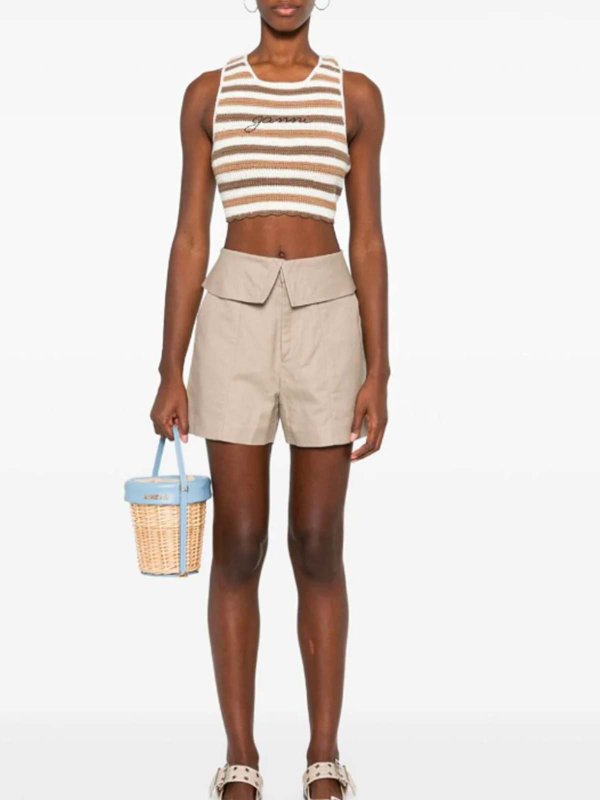 GANNI: Tops und Tank Tops online - Top - Braun