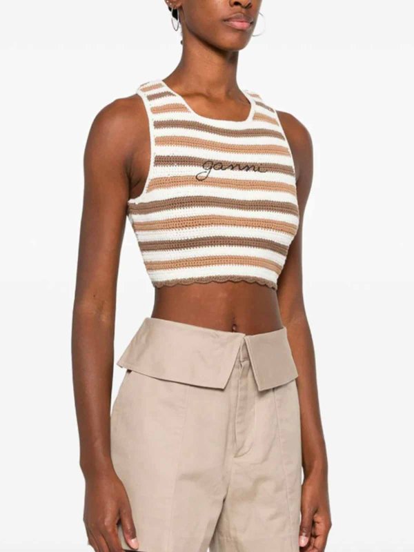 The Best Shops GANNI: Tops und Tank Tops - Top - Braun