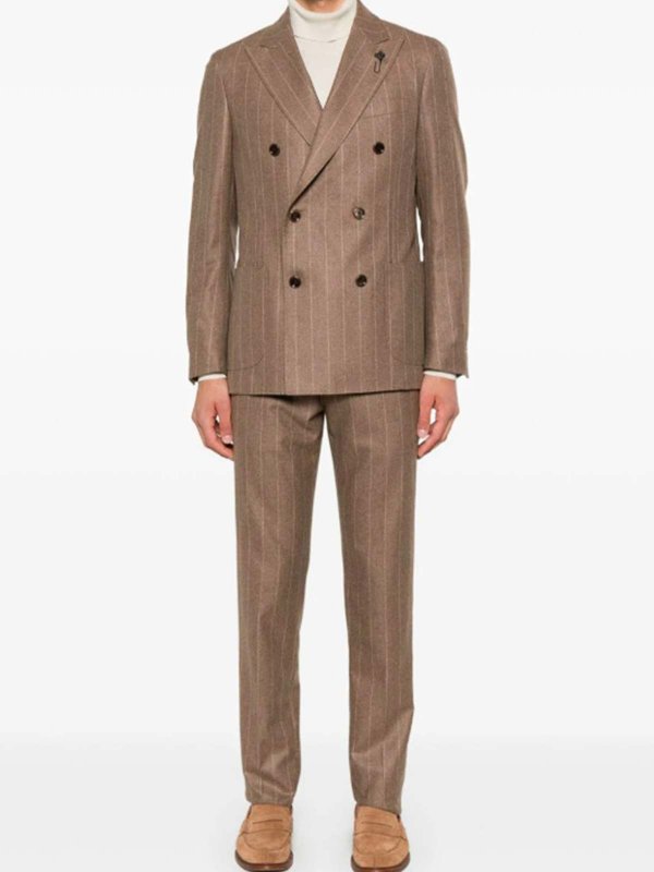 LARDINI: formal suits online - Pinstripe Suit