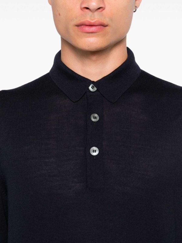 Wool Polo shop online: LARDINI