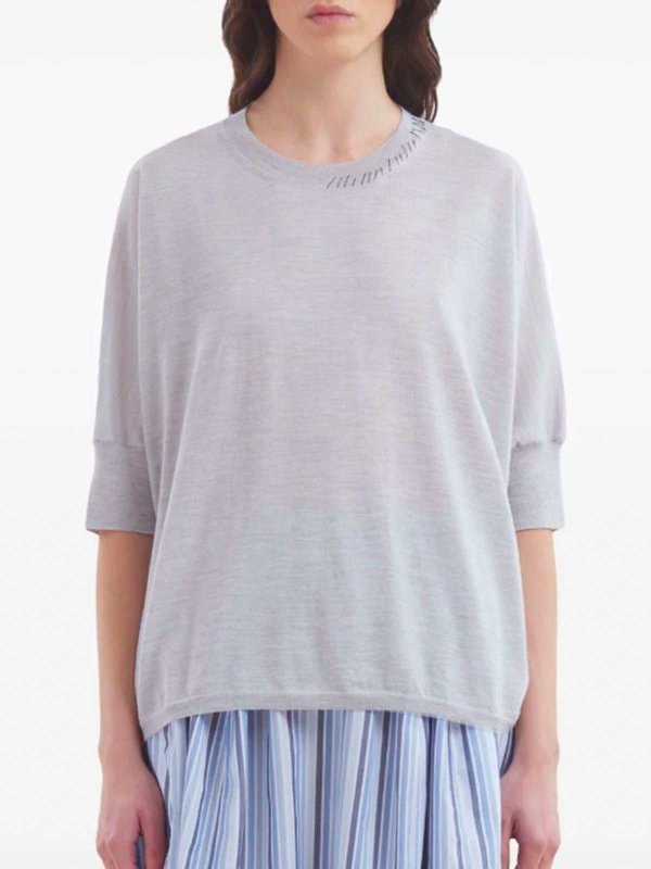 Marni: Pull col rond online - Pull Col Rond - Gris