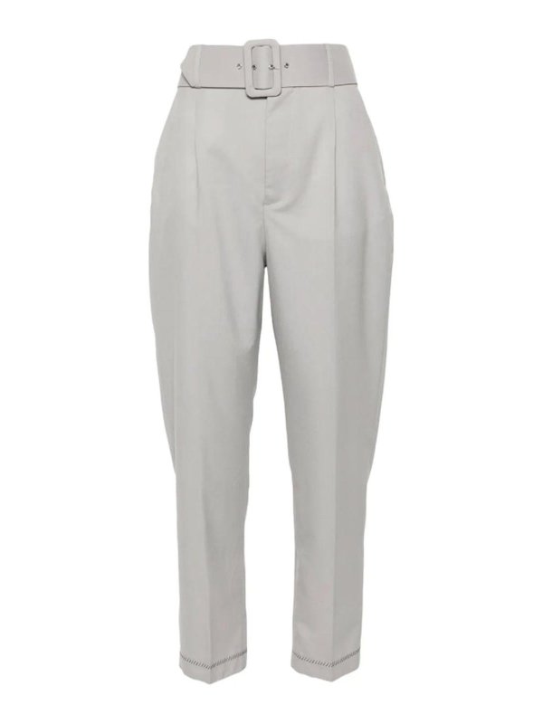 Marni: Pantalons casual - Pantalons Décontractés - Gris