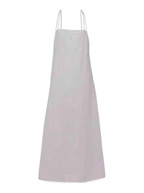 TORY BURCH: ニーレングスドレス - 膝丈ドレス - 白