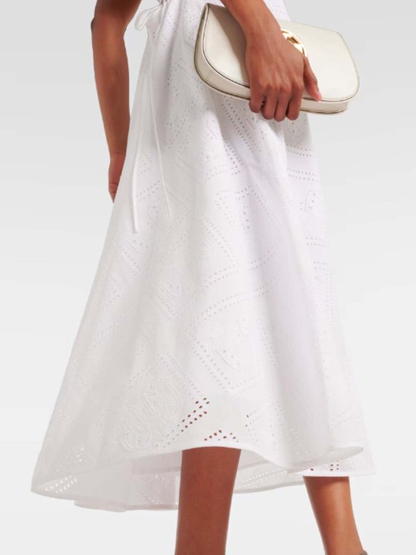 TORY BURCH buy online 膝丈ドレス - 白