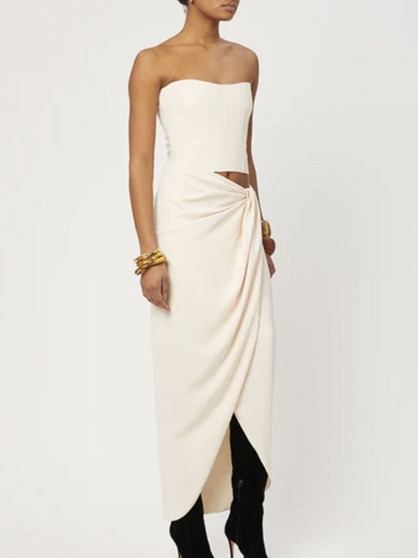 RAQUEL DINIZ: Tops y camisetas sin mangas online - Top - Blanco