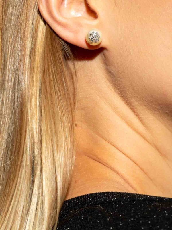 イヤリング - 銀 shop online: TORY BURCH