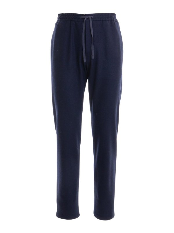 CANALI: Pantalons casual - Pantalons Décontractés - Bleu