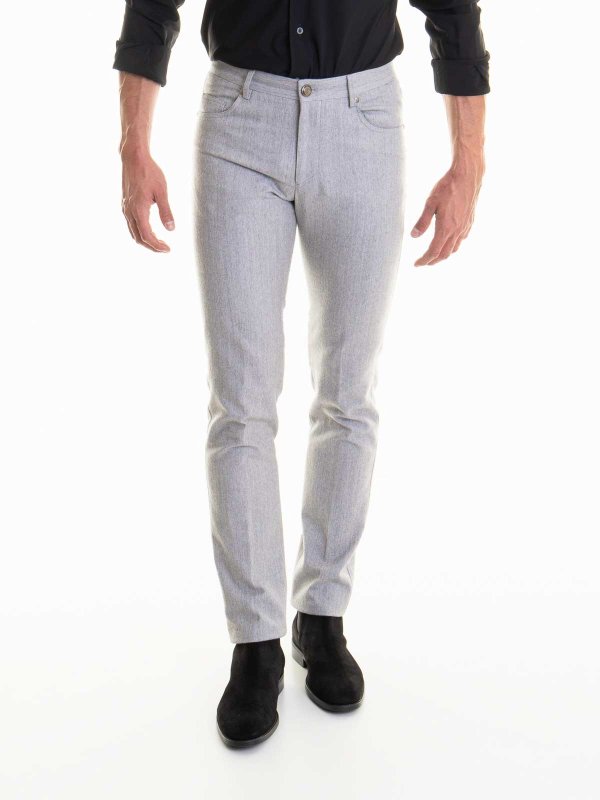 The Best Shops CORNELIANI: カジュアルトラウザー - カジュアルパンツ - グレー