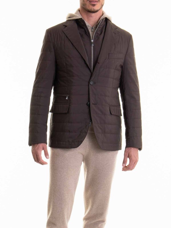 Corneliani Jacket Brown - Brown - Men | 94XZ239466356030