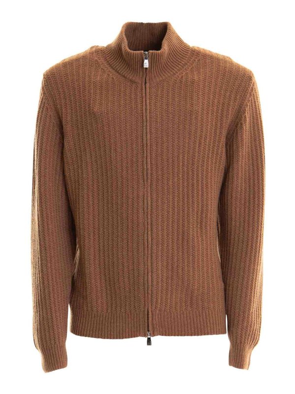 CORNELIANI: Pull col rond - Pull Col Rond - Marron