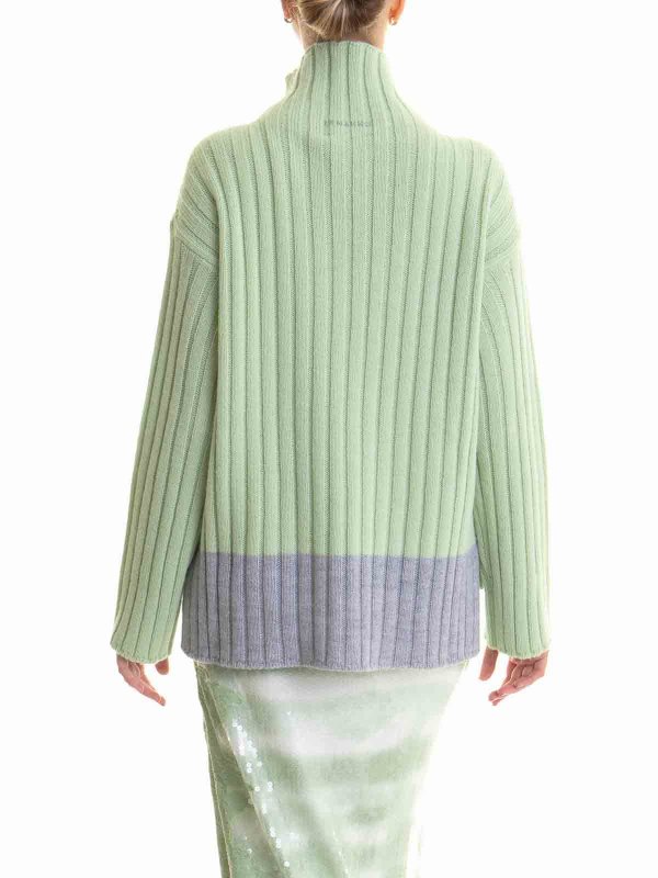 Rundhalspullover - Grün shop online: ERMANNO SCERVINO