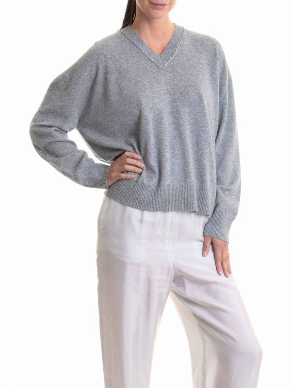 The Best Shops FABIANA FILIPPI: クルーネック - クルーネック - グレー