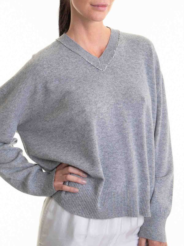 FABIANA FILIPPI buy online クルーネック - グレー