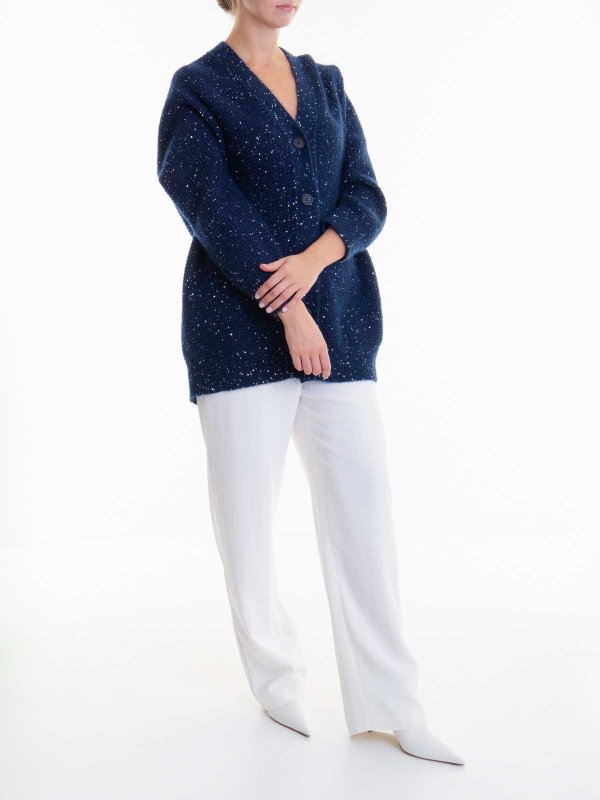 FABIANA FILIPPI: Pull col rond online - Pull Col Rond - Bleu