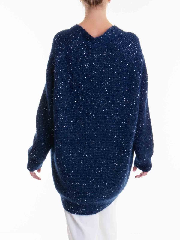 Pull Col Rond - Bleu shop online: FABIANA FILIPPI