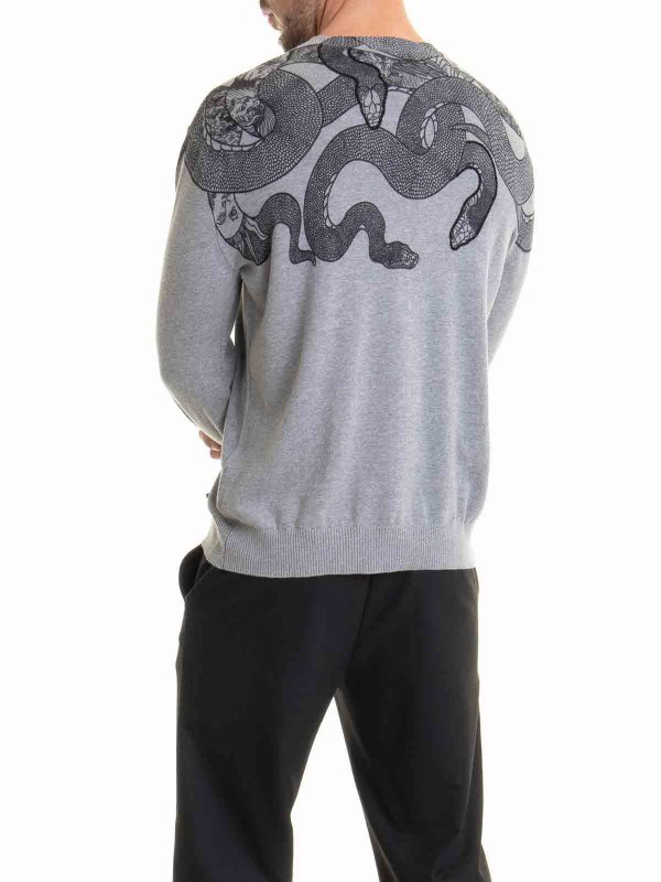 クルーネック - グレー Replica 
online: JUST CAVALLI