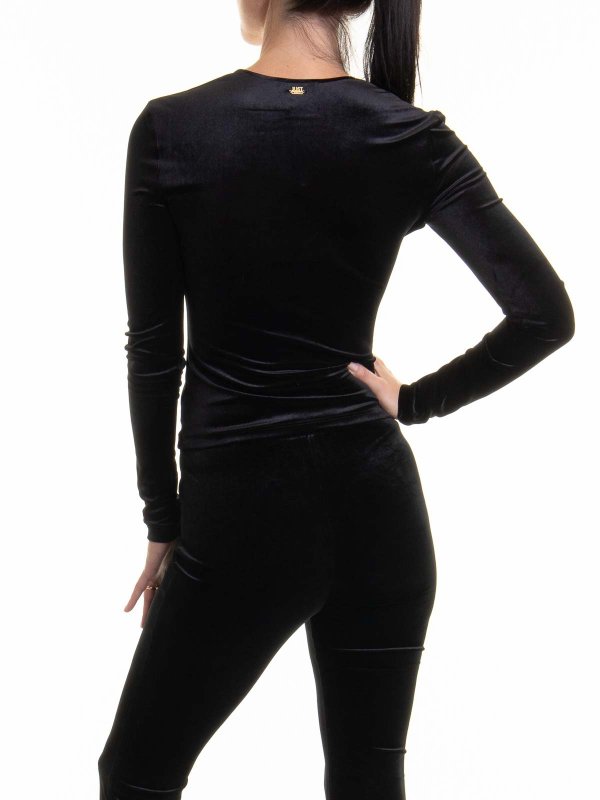 クルーネック - 黒 shop online: JUST CAVALLI