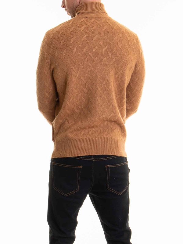 Pull Col Rond - Marron shop online: KARL LAGERFELD