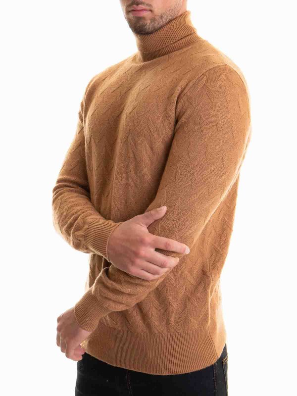 KARL LAGERFELD buy online Pull Col Rond - Marron