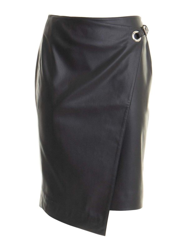 KARL LAGERFELD: ニーレングススカート＆ミディ丈 - 膝丈/ミディスカート - 黒