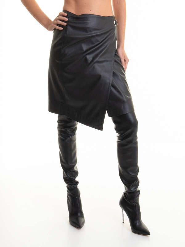 The Best Shops KARL LAGERFELD: ニーレングススカート＆ミディ丈 - 膝丈/ミディスカート - 黒