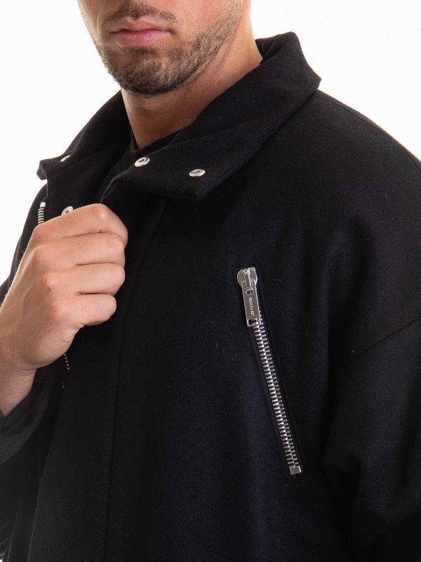 LES HOMMES buy online Manteau Court - Noir