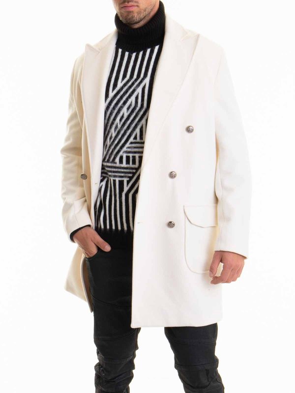 The Best Shops LES HOMMES: ショートコート - ショートコート - 白